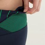 Lululemon NWOT Can't Stop PantInkwell / Slalom Stripe Inkwel Stripe Green Bean Photo 6