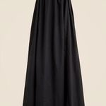 J.Crew  Collection Strapless Bow Back Maxi Dress Black Formal Evening US 14 NWT Photo 3