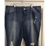 Torrid Plus size 24R Distressed Stretch jeans Boyfriend 5 Pockets Photo 2