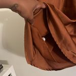 Hollister  brown slip dress size L Photo 6