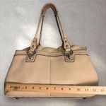 Coach Penelope Pebbled Leather Double Handles Carryall Tote Satchel Bag 13164 Photo 6