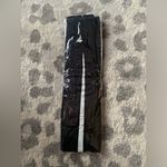 ⭐️Black & White Cross Knee High Panty Hose Gothic OSFA NWT Black Photo 2