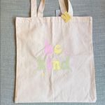 Handmade Be Kind Canvas Tote Bag Photo 0