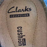 Clarks COLLECTION Cushion Soft wedges basket weave look velcro closures size 9 Photo 7