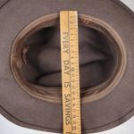 Indiana Jones Brand Wool Hat Mens Small Brown Stylish Bow Ribbon Band 12" Fedora Photo 7