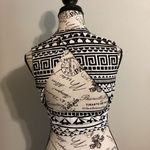 Body Central  OPEN BACK AZTEC CROP TOP Sz. LG Photo 3