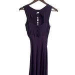 VTG Y2K Nostalgia Women Maxi Dress S Purple Rayon Beaded Gown Whimsigoth Fairy Photo 8
