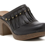 Dansko  Deni Leather Fringe Tassel Mule Heel Clogs Size EU 42 Photo 0