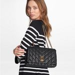 Karl Lagerfeld  PARIS Lafayette Medium Suede Shoulder Bag Photo 1