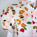 Kate Spade NEW ‎ botanical garden cotton button-front shirt floral print, size 00 Photo 11