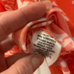 Escapada  Living Size L Tunic Bell Sleeves Swim Cover Up Coral Print Photo 4