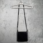 Purse Black Floral Embossed Crossbody Bag Minimalist Gothic Western Chic Luxe Photo 2