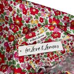 For Love & Lemons Red / Pink Auden Floral Cotton Mini Dress Women’s US XL Photo 4