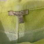 ZARA Trafaluc Dip Dye Ombre High Rise Shorts Green Yellow Summer Small Photo 2