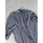 Marine layer  Women XL Cardigan Sweater‎ Heathered Blue Knit Tunic Length Stretch Photo 1