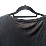 True Religion Large Rhinestone Buddah Short Sleeve V-Neck Women's Top Photo 5