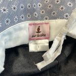 Sur la tete Light Blue Daisy Flower Cotton Floppy Beach Sun Hat Photo 4