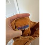 Vintage Roosert 70s Flare Orange/Rust Brown Cargo Pocket Flares Size 24 Photo 7