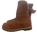 Birkenstock Boots Size 5 EU 36 Uppsala Shearling Suede Leather Ankle Booties Photo 1
