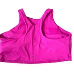 Athleta  Conscious Crop Bra Top D-DD+ 3X Electric Fuchsia Light Impact Swim NWT Photo 8