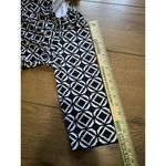 LULU B Dress Women Large 3/4‎ Sleeve Stretch Black White Pre Shrunk Beach Travel Photo 6