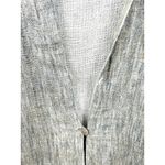 Eileen Fisher XL Organic linen jacket patch pockets boxy fit Flax Cardigan Top Photo 3