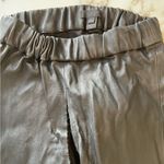 J.Crew NWOT  Collection Black 100% Leather Stretch Legging Sz 000 seam separated Photo 8