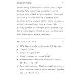 Johnny Was Pink Floral Jungle Paisley Polo Swing Tee Size Medium Photo 5