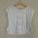 🦋 Your Eyes Lie Nautical Anchor Print White Crop Top Summer Casual Beach Small Photo 3