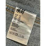 H&M Marvel Jean Jacket Men XS Blue Trucker Comic Big Spell Out D-335 Photo 4