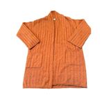 Madewell  Women's XS Rust Cardigan Sweater Long Sleeve Open Front Photo 3