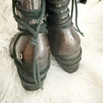 Bed Stu  | Blaire Cobbler Series Ankle Boots Women Distressed Lace Brown | 9.5 Photo 5