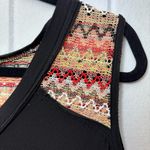 POL ‎ Missoni Style crochet back Top Black Size 2XL Photo 1
