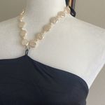 Forever 21 Black Bodysuit with Pearl Halter Tie Detail Size 1X Photo 1