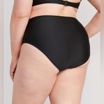 Old Navy NWT  High Waisted Bikini Swim Bottoms Size M Black Photo 1