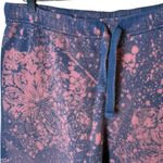 Frank & Eileen Women’s Large Catherine Favorite Sweatpants Cropped Navy Bleach Blue Photo 3