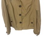 Merona Vintage Y2k Women's Size Large Tan Button Academia Jacket Coat Photo 2