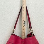 Coach  F57545 Lexy Rasberry Red Pinkish Red Pebbled Leather Shoulder Bag Photo 9