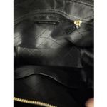 Michael Kors Black Handbag 2-Way Gold Accents 13" X 11" X 6" Photo 10
