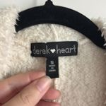 Derek Heart  Cream Hooded Cardigan Size S Photo 3