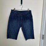 Levi's  553 blue denim capri shorts #denimshorts Photo 5