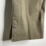 Kate Spade Olive Green Ruffle Pocket Crop Chinos Size 4 Photo 3