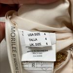 MORILEE SEQUIN ONE SHOULDER SHORT PARTY DRESS Gold Size 4 Photo 6