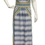 London Times Maxi Dress Women’s Multicolored Size 4 Bare Shoulders Summer Spring Photo 0