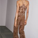ZARA  Suede Crochet Pants Set Photo 7