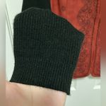 Coldwater Creek New Red Faux Suede Embroidered Paisley Women's Zip Up Jacket Photo 6