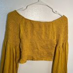 Tres Bien  Smocked Top Mustard Yellow Photo 6