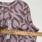 Duluth Trading Co Feathers Tunic Top Plus Size 2X Purple wrinkle fighter NWT Photo 10