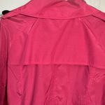Chico's Fuchsia Pink Pea Coat Style Jacket SZ 1 EUC Photo 7