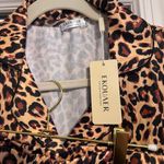 Ekouaer NWOT  Black and Leopard Pajamas Photo 5